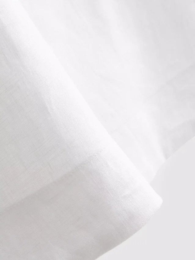 The edit a-line wide-strap linen top