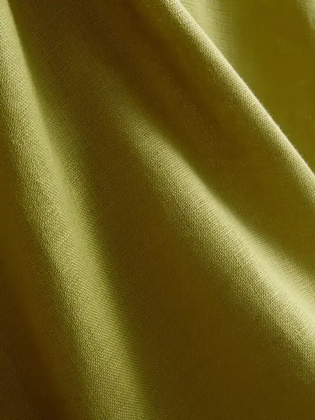 The edit a-line wide-strap linen top