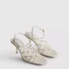 The edit braided stiletto heeled sandals