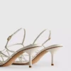 The edit braided stiletto heeled sandals