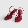 The edit braided stiletto heeled sandals