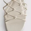 The edit braided stiletto heeled sandals