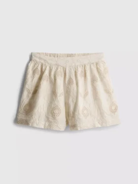 The edit cotton broderie shorts