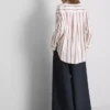 The edit cotton-rich striped poplin shirt