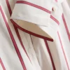 The edit cotton-rich striped poplin shirt