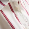 The edit cotton-rich striped poplin shirt