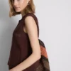 The edit crochet knit tank top