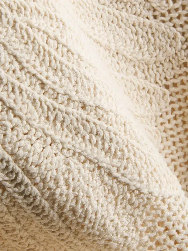 The edit crochet knit tank top