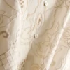 The edit curved-hem broderie shirt