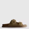The edit double buckle-strap sandals
