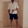 The edit embroidered cotton short sleeve shirt