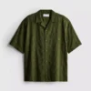 The edit embroidered cotton short sleeve shirt