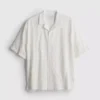 The edit embroidered cotton short sleeve shirt