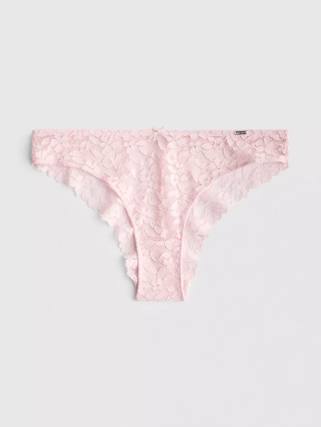 The edit floral lace brazilian briefs
