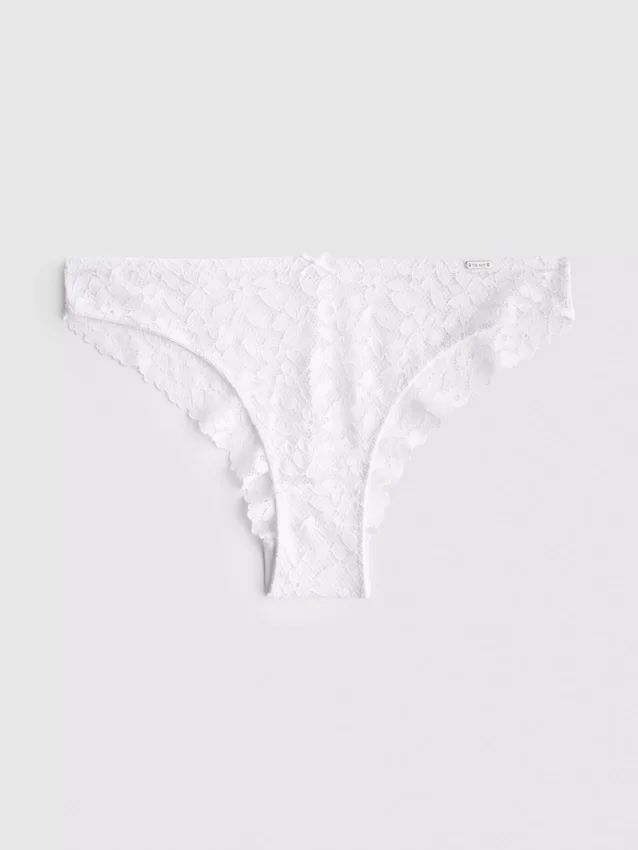 The edit floral lace brazilian briefs