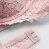 The edit high apex floral lace bra