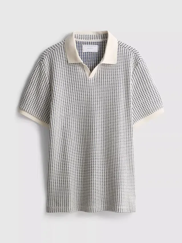 The edit jacquard polo shirt