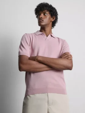 The edit knitted polo shirt