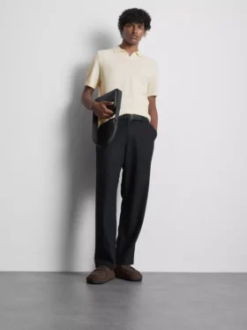 The edit knitted polo shirt