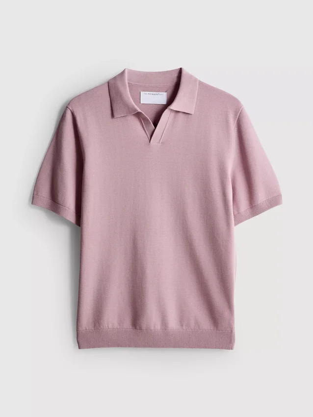 The edit knitted polo shirt