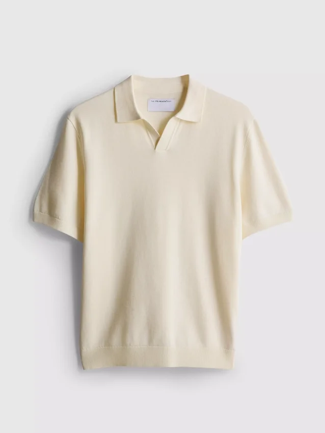 The edit knitted polo shirt