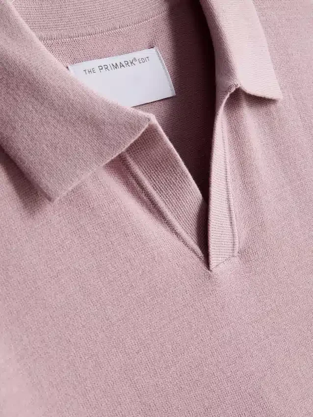 The edit knitted polo shirt