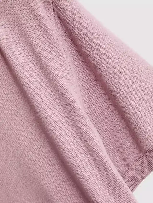 The edit knitted polo shirt