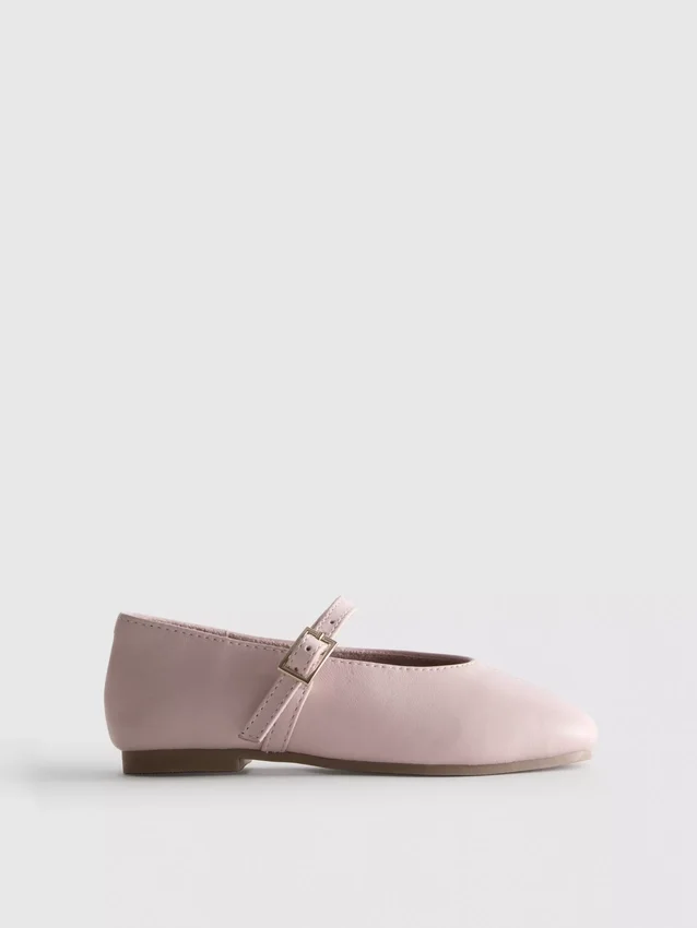 The edit leather ballet flats