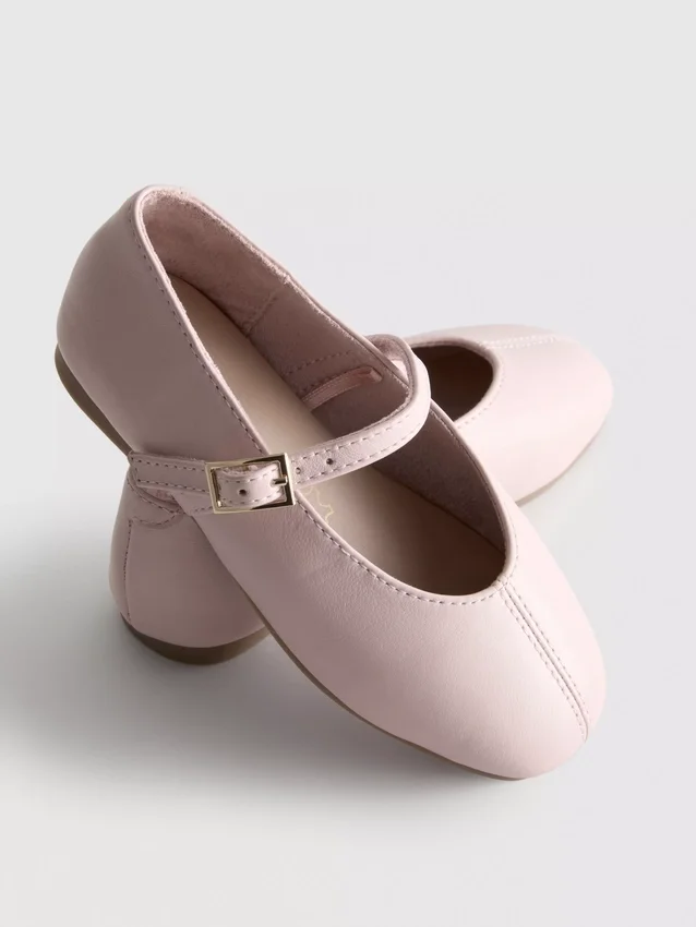 The edit leather ballet flats