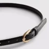 The edit leather skinny belt