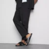 The edit linen blend relaxed pants