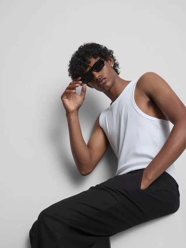 The edit linen blend relaxed pants