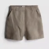 The edit linen classic shorts