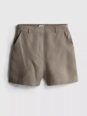 The edit linen classic shorts