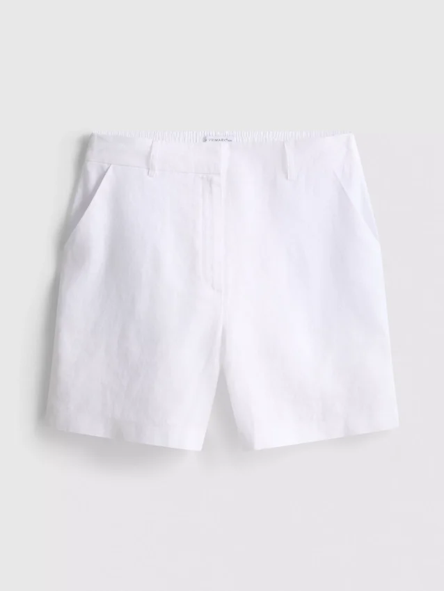 The edit linen classic shorts