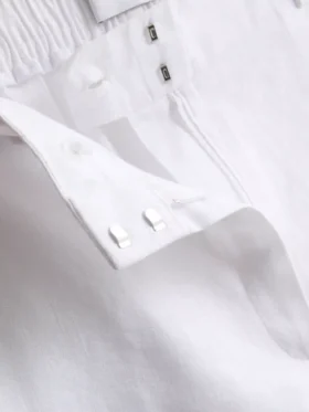 The edit linen classic shorts