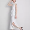 The edit linen maxi skirt