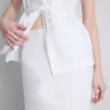The edit linen maxi skirt