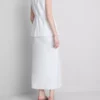 The edit linen maxi skirt