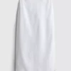 The edit linen maxi skirt