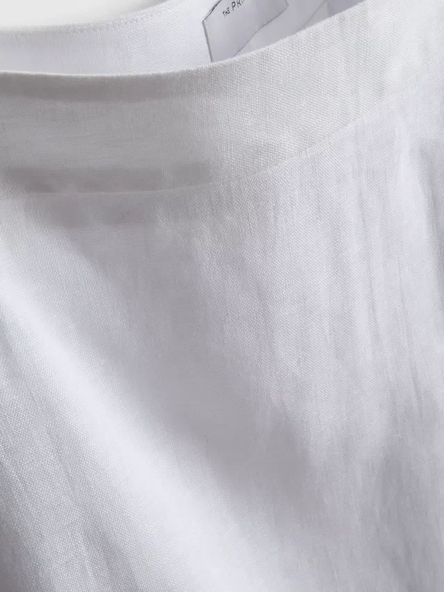 The edit linen maxi skirt