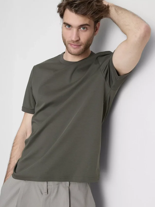The edit mercerized slim-fit t-shirt