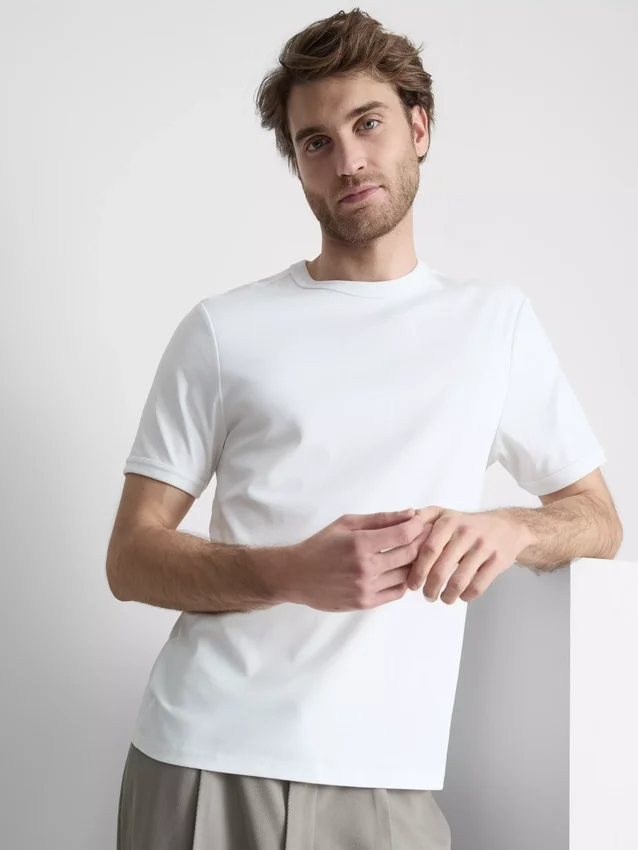 The edit mercerized slim-fit t-shirt