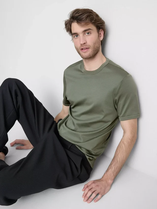 The edit mercerized slim-fit t-shirt