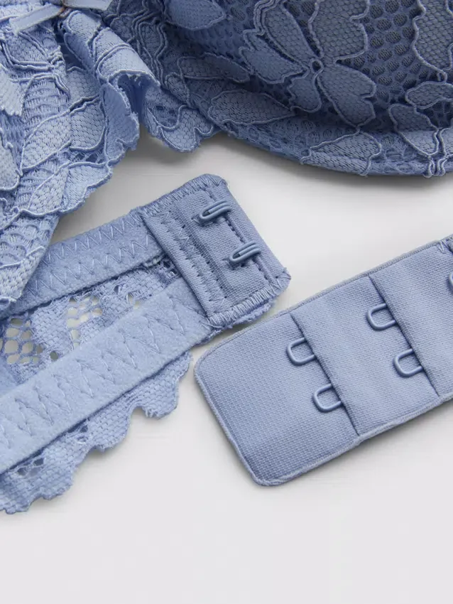 The edit padded wired lace bra