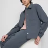 The edit pique collared jacket