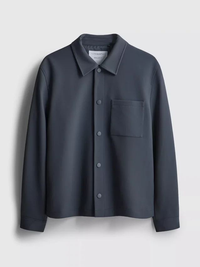 The edit pique collared jacket