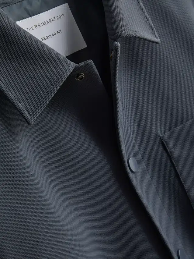 The edit pique collared jacket