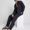 The edit plisse pants