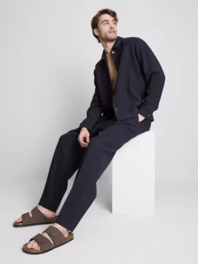 The edit plisse pants